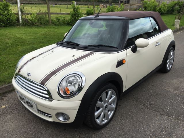 Kay has chosen this 2009 MINI Cooper Convertible in Pepper White with ...