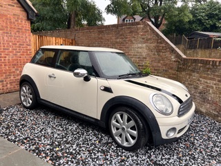 2008 MINI Cooper Automatic In Pepper White with Sunroof, Full Lounge Leather & Service History